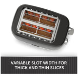 Breville Bold 2 Slice Toaster black (British brand)