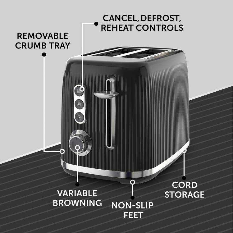 Breville Bold 2 Slice Toaster black (British brand)