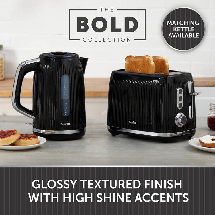 Breville Bold 2 Slice Toaster black (British brand)