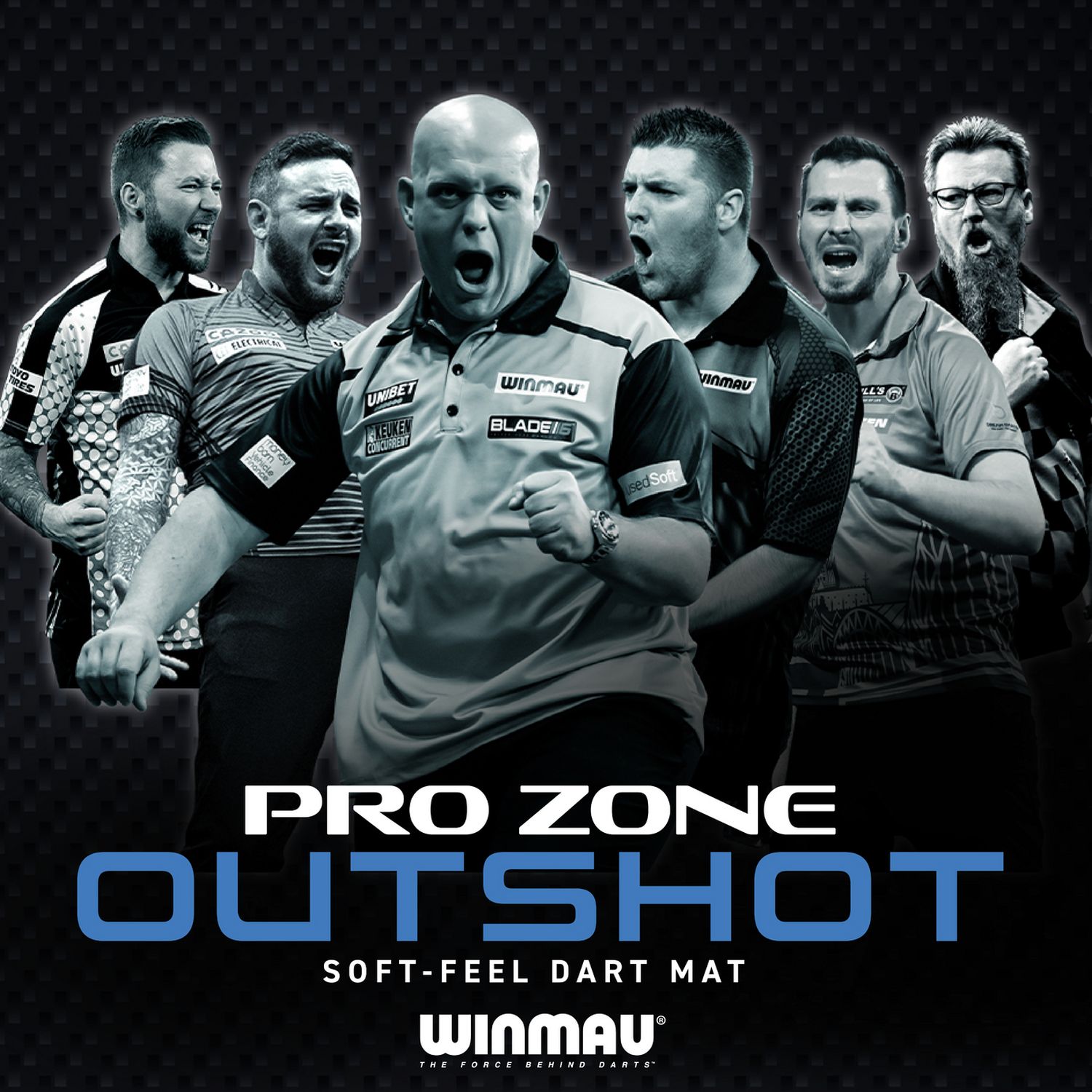Winmau Easy Checkout Outshot Dart Mat 300x60cm - British product