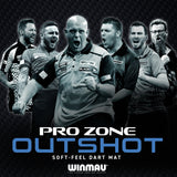 Winmau Easy Checkout Outshot Dart Mat 300x60cm - British product