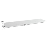 Argos Home floating shelf grey gloss 120cm, UK version