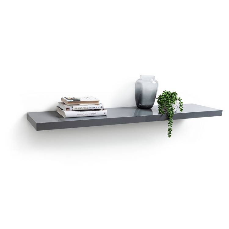 Argos Home floating shelf grey gloss 120cm, UK version