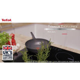 Tefal Titanium Excellence 28cm non-stick wok, imported from the UK