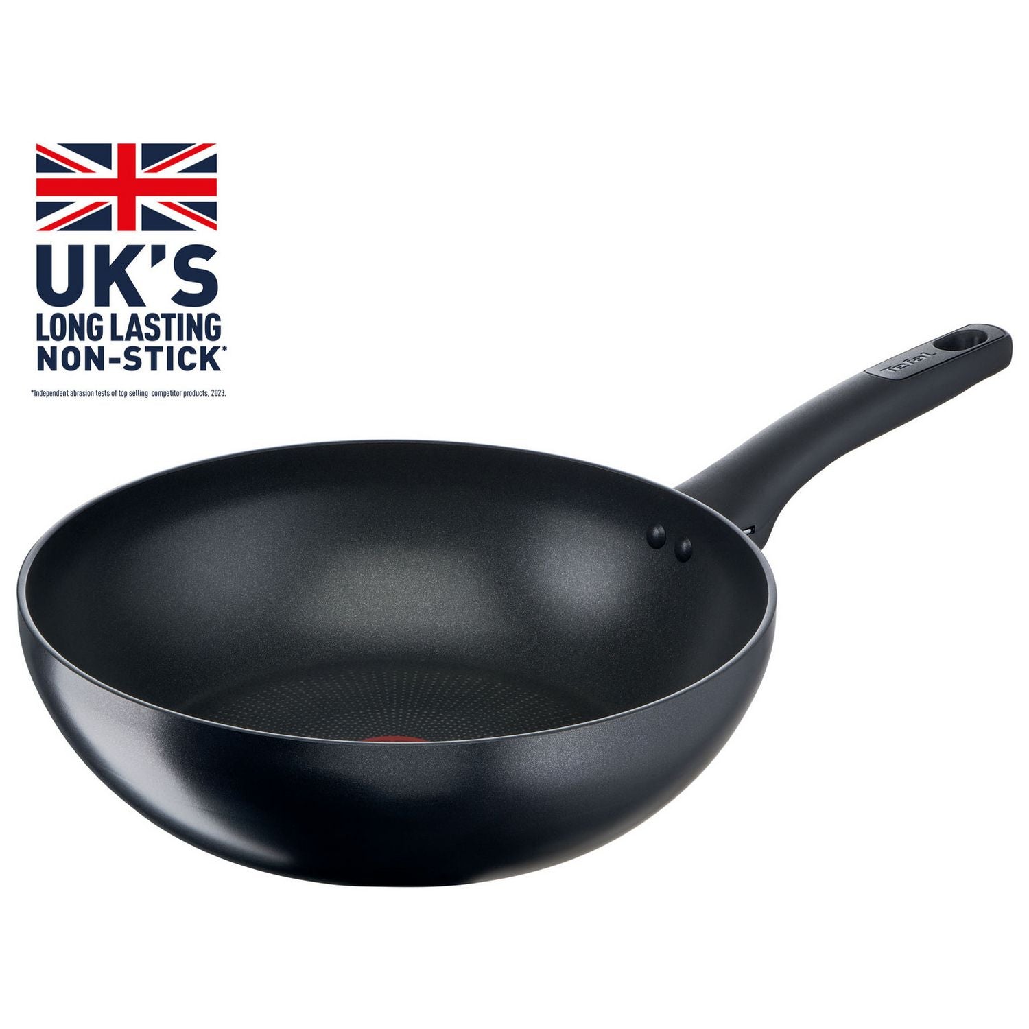 Tefal Titanium Excellence 28cm non-stick wok, imported from the UK