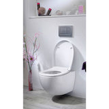 Bemis Click & Clean Classic toilet seat white - British product