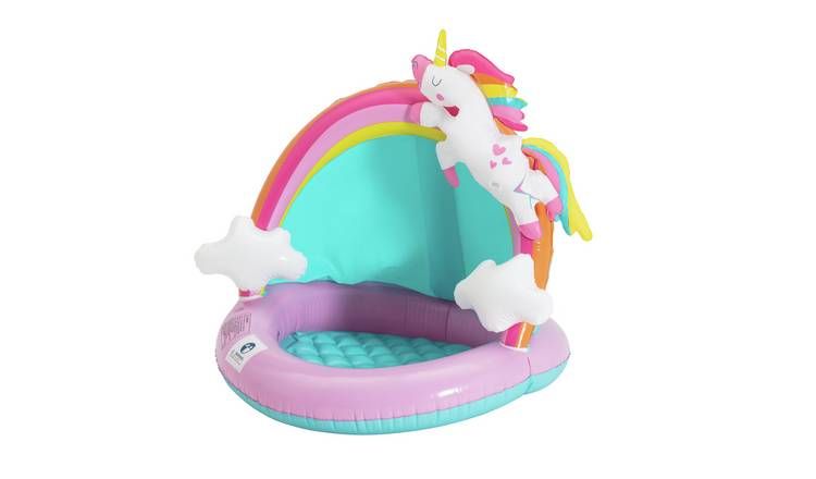 Chad Valley 3.9ft Unicorn Baby Paddling Pool - 28L GOODS Argos