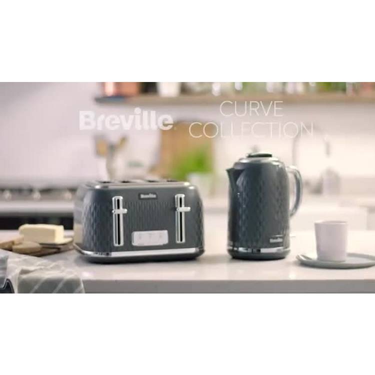 Breville kettle grey and chrome 1.7L (British brand)