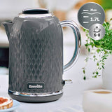 Breville kettle grey and chrome 1.7L (British brand)