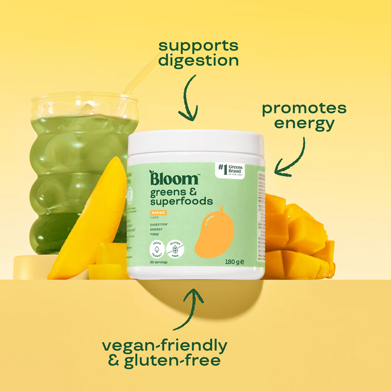 Bloom Greens Superfoods Mango powder 180g, UK version