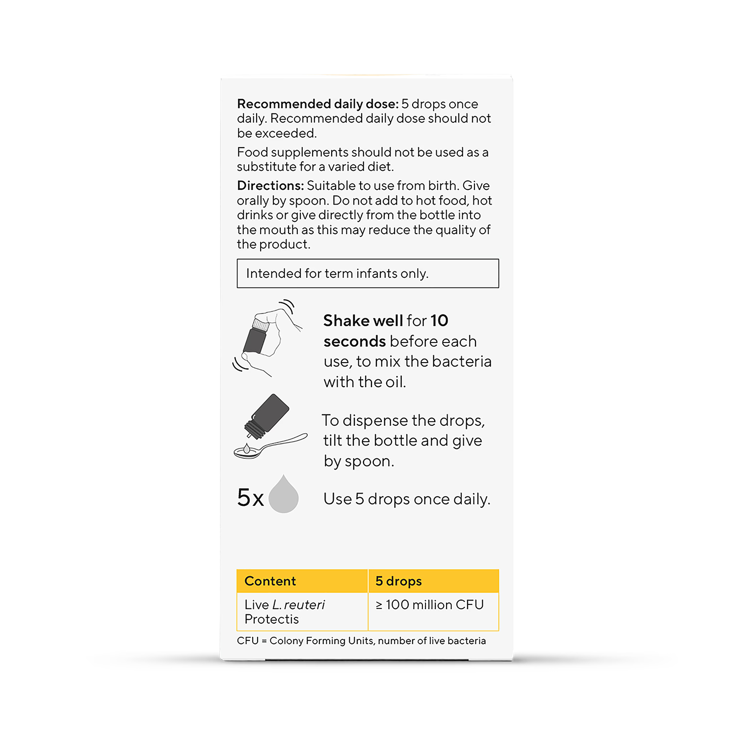 BioGaia Protectis baby probiotic drops 5 ml, imported from the UK
