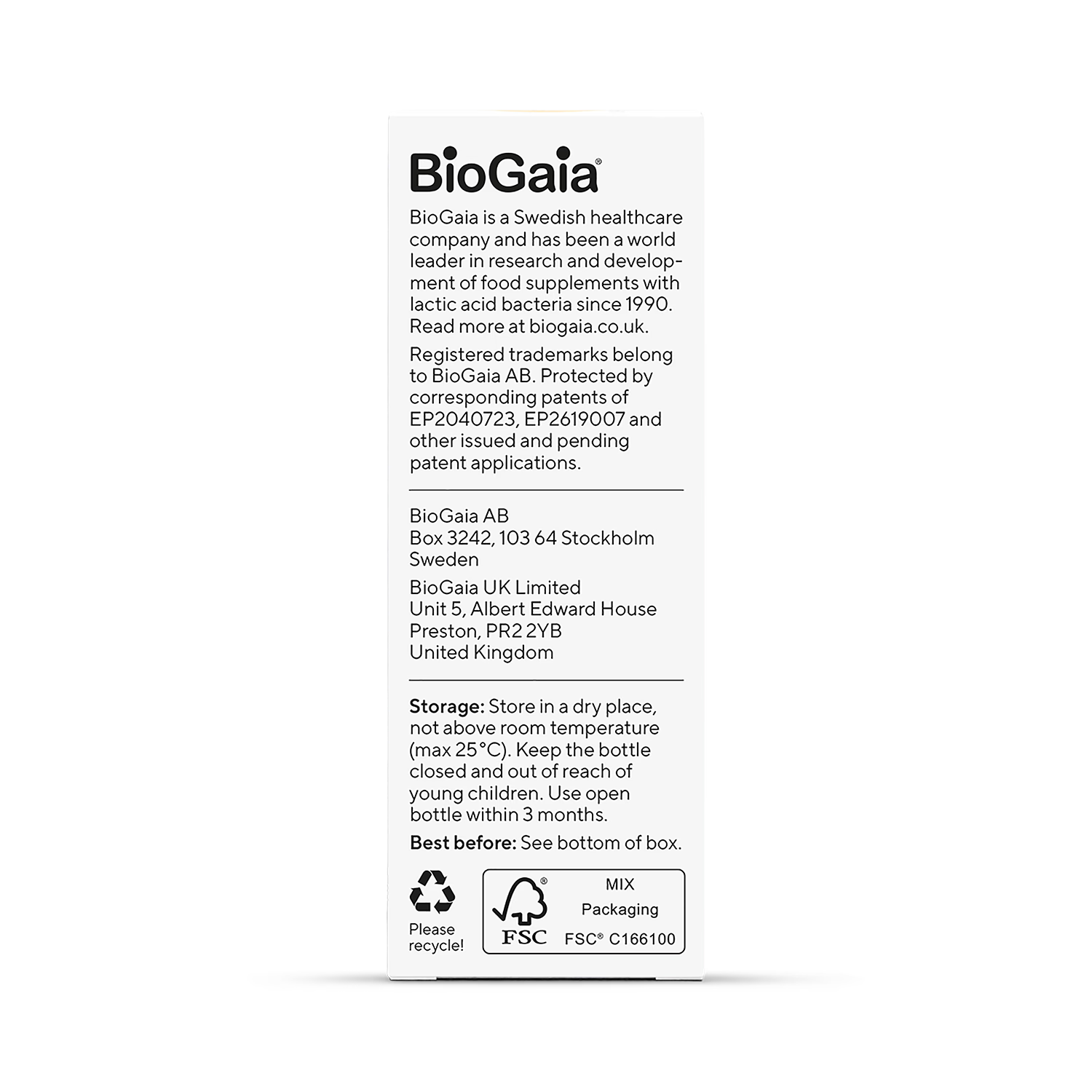 BioGaia Protectis baby probiotic drops 5 ml, imported from the UK