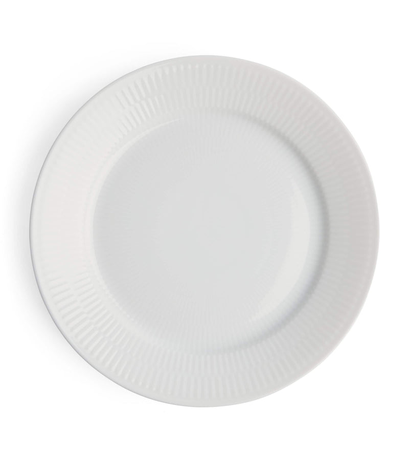 Royal Copenhagen white fluted plate 27cm, imported from the UK