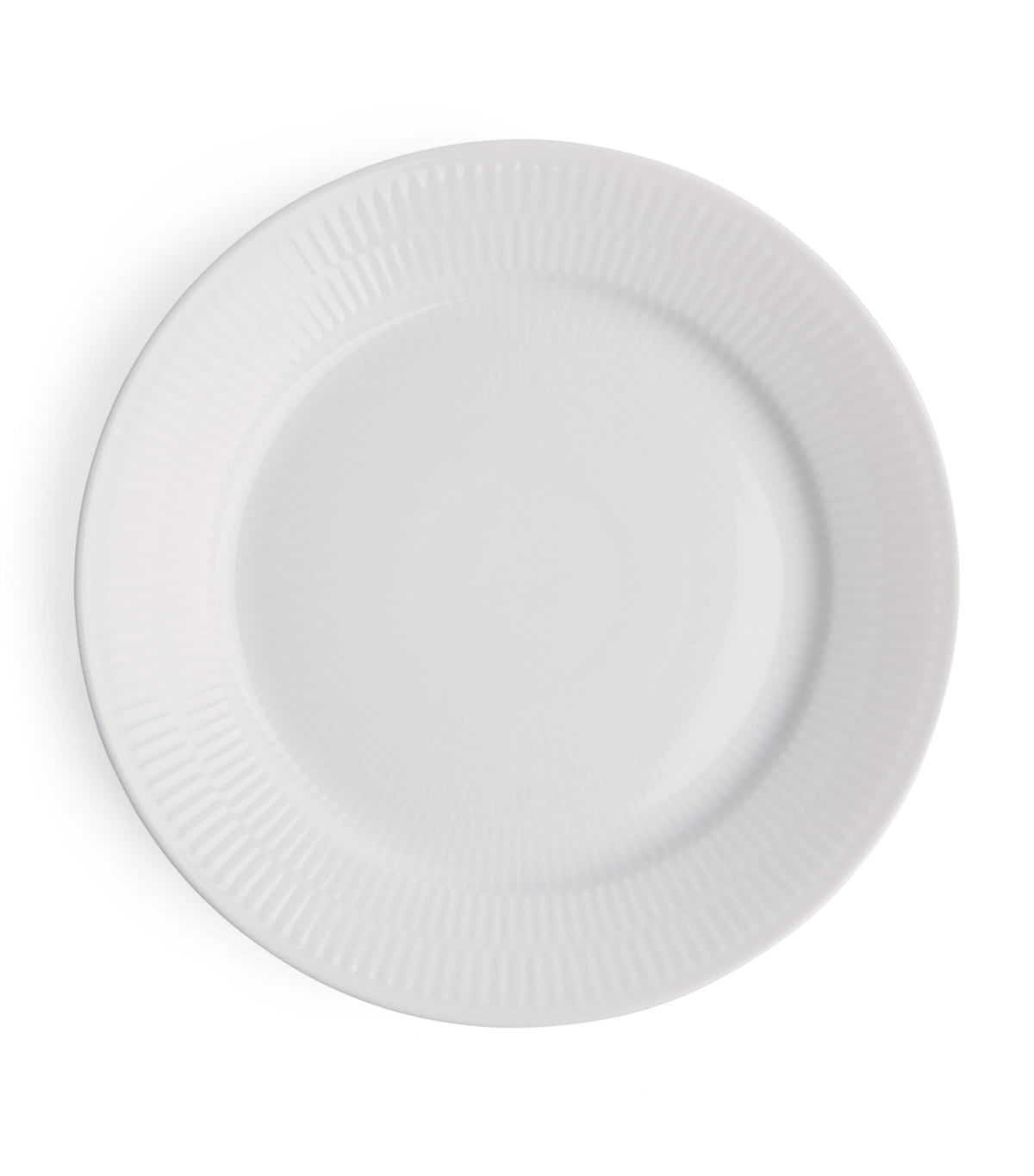 Royal Copenhagen white fluted plate 27cm, imported from the UK