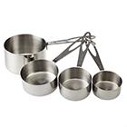 Sainsbury's Home Stainless Steel Measuring Cups bakeware Sainsburys   