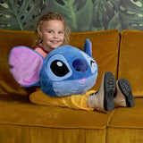 Disney Stitch blue plush hand warmer cushion 35cm - British product