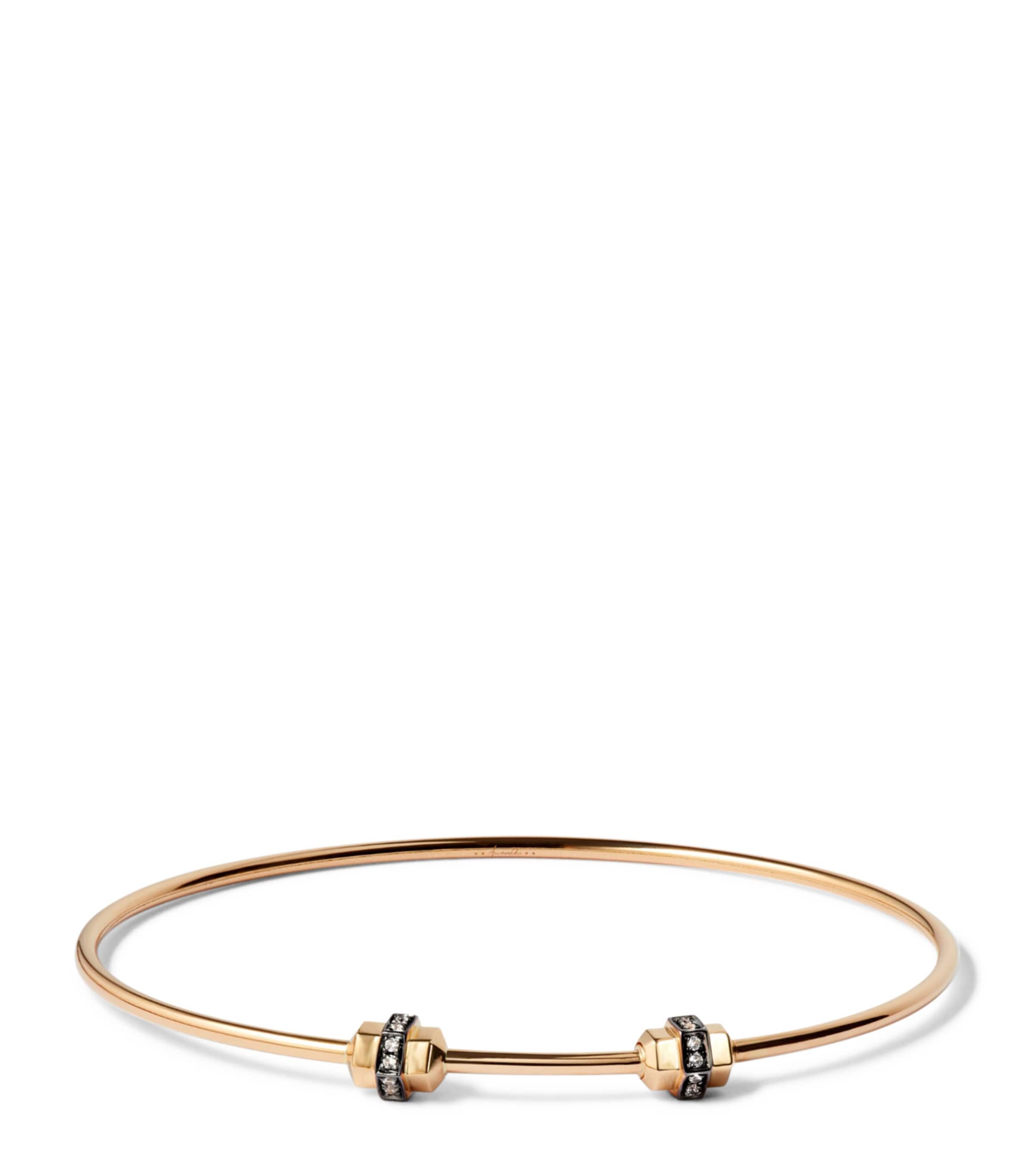 Annoushka yellow gold and sapphire mythology bangle, UK version