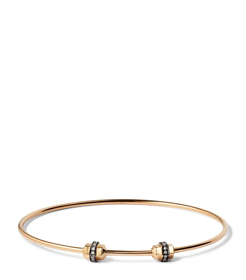 Annoushka Small-Medium Yellow Gold and Sapphire Mythology Bangle