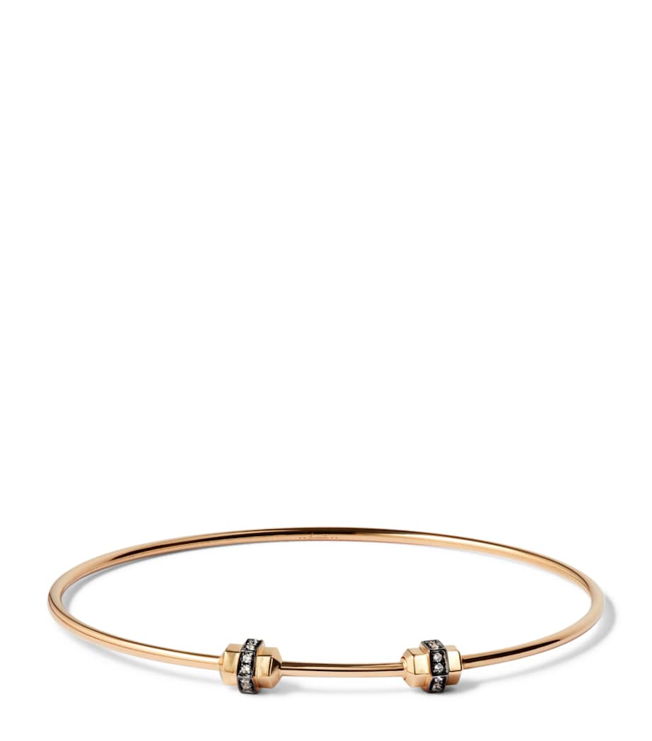 Annoushka Small-Medium Yellow Gold and Sapphire Mythology Bangle