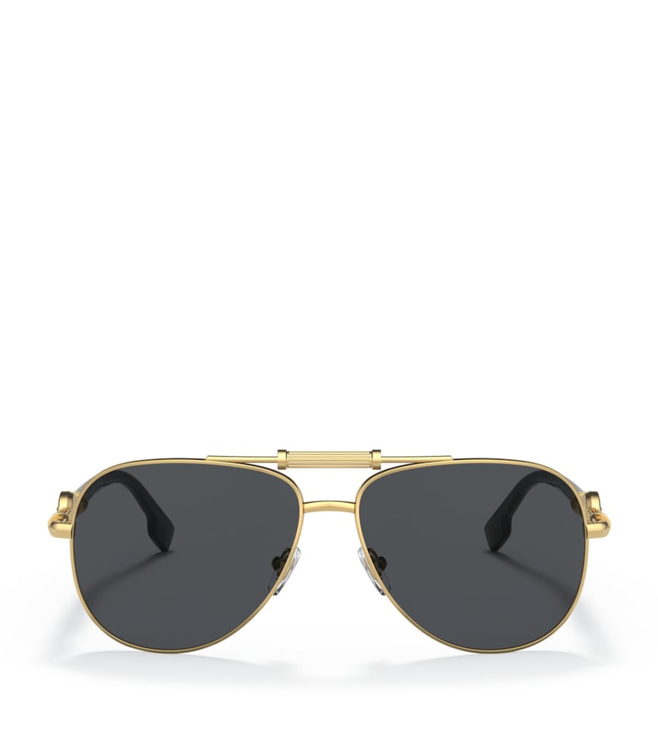 Versace Metal Pilot Sunglasses VE2236, imported from the UK