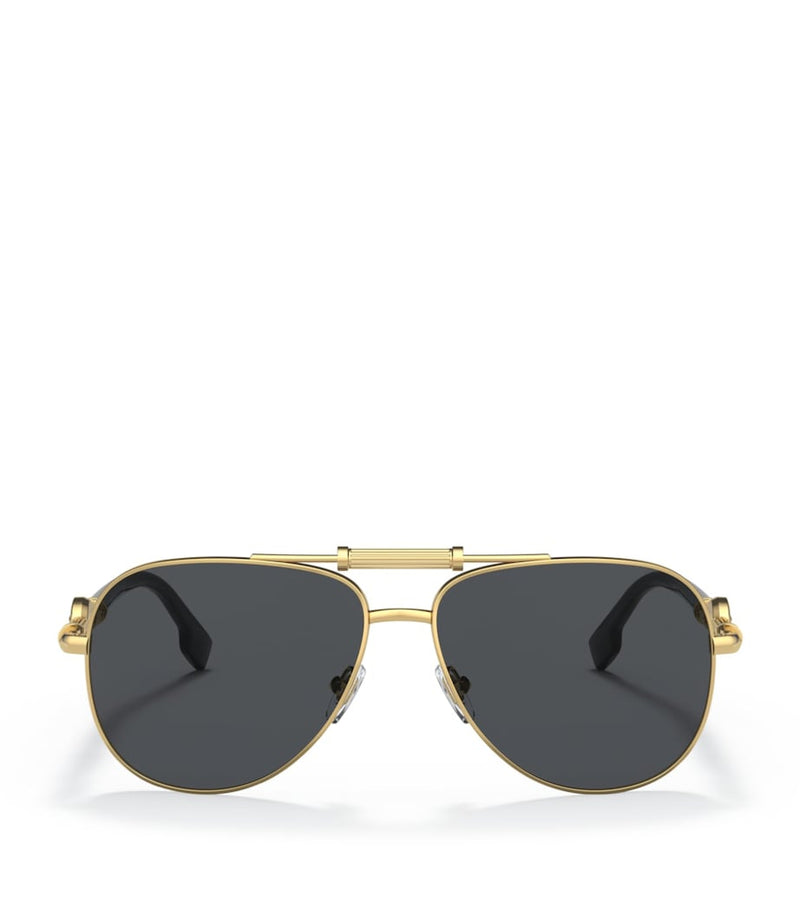 Versace Metal Pilot Sunglasses VE2236, imported from the UK