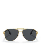 Versace Metal Pilot Sunglasses VE2236, imported from the UK