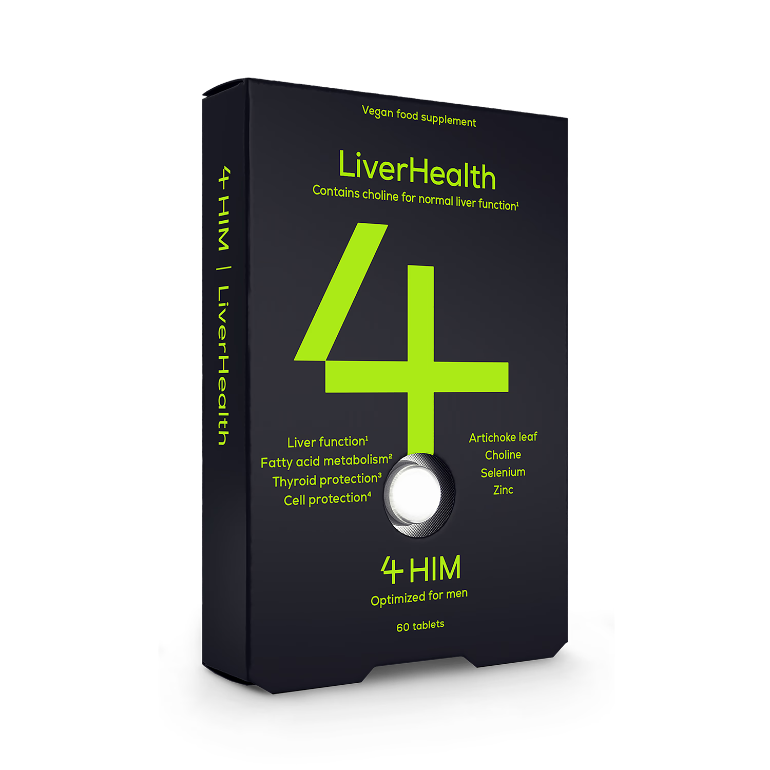 4Him Liverhealth vegan liver tablets 60 - British product