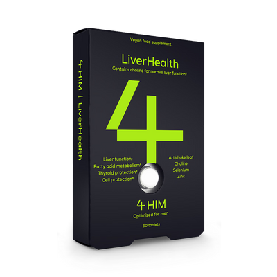 Holland & Barrett 4Him Liverhealth Liver Support 60 Vegan Tablets- Buy online at McGrocer