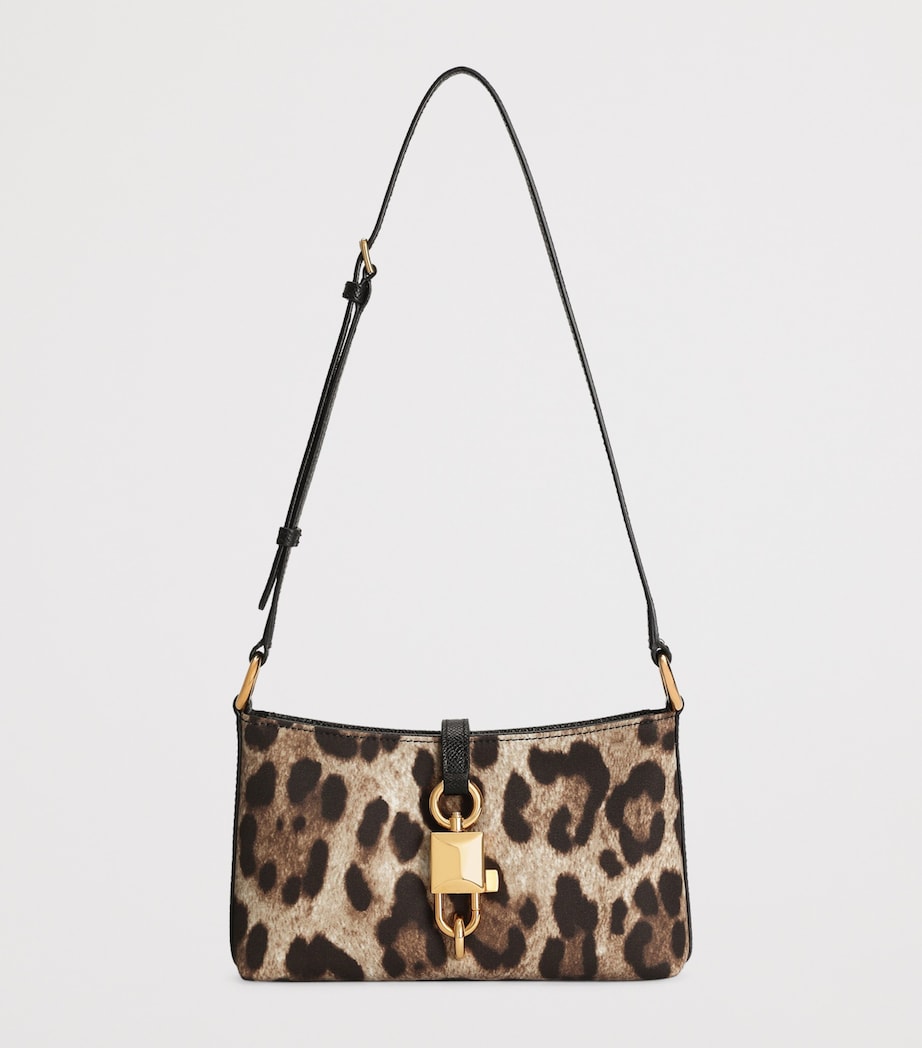 Dolce&Gabbana leopard print lock shoulder bag (British brand)