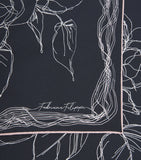 Fabiana Filippi silk twill printed scarf 90cm, imported from the UK