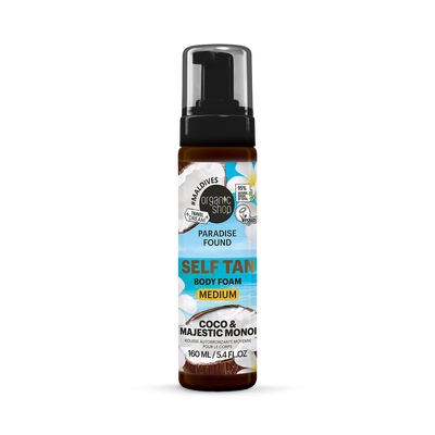 Holland & Barrett Organic Shop Paradise Found Medium Self Tan Body Foam with Coco and Monoi 160ml- Buy online at McGrocer