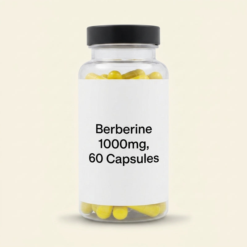 Holland & Barrett Berberine 1000mg 60 capsules, imported from the UK