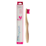 MyMouth Bamboo toothbrush pink, imported from the UK