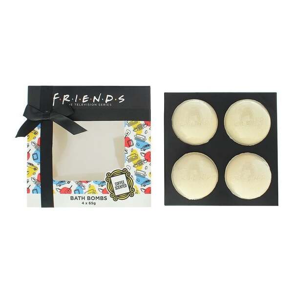 Warner Bros Friends coffee scented bath bombs 4 x 65g, UK version