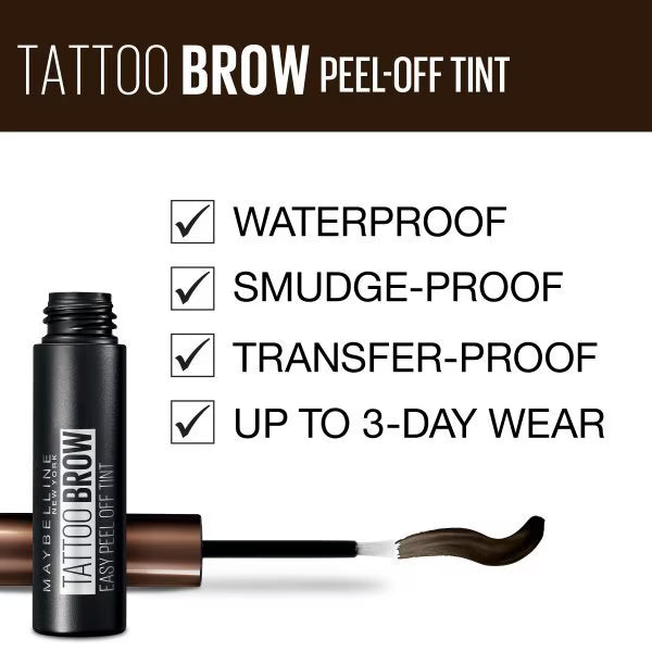 Maybelline Brow Gel Tint Medium Brown, imported from the UK