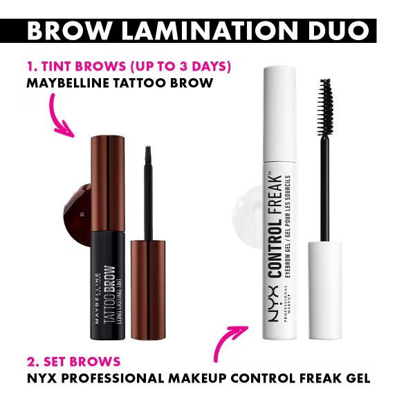 Maybelline Brow Gel Tint Medium Brown, imported from the UK
