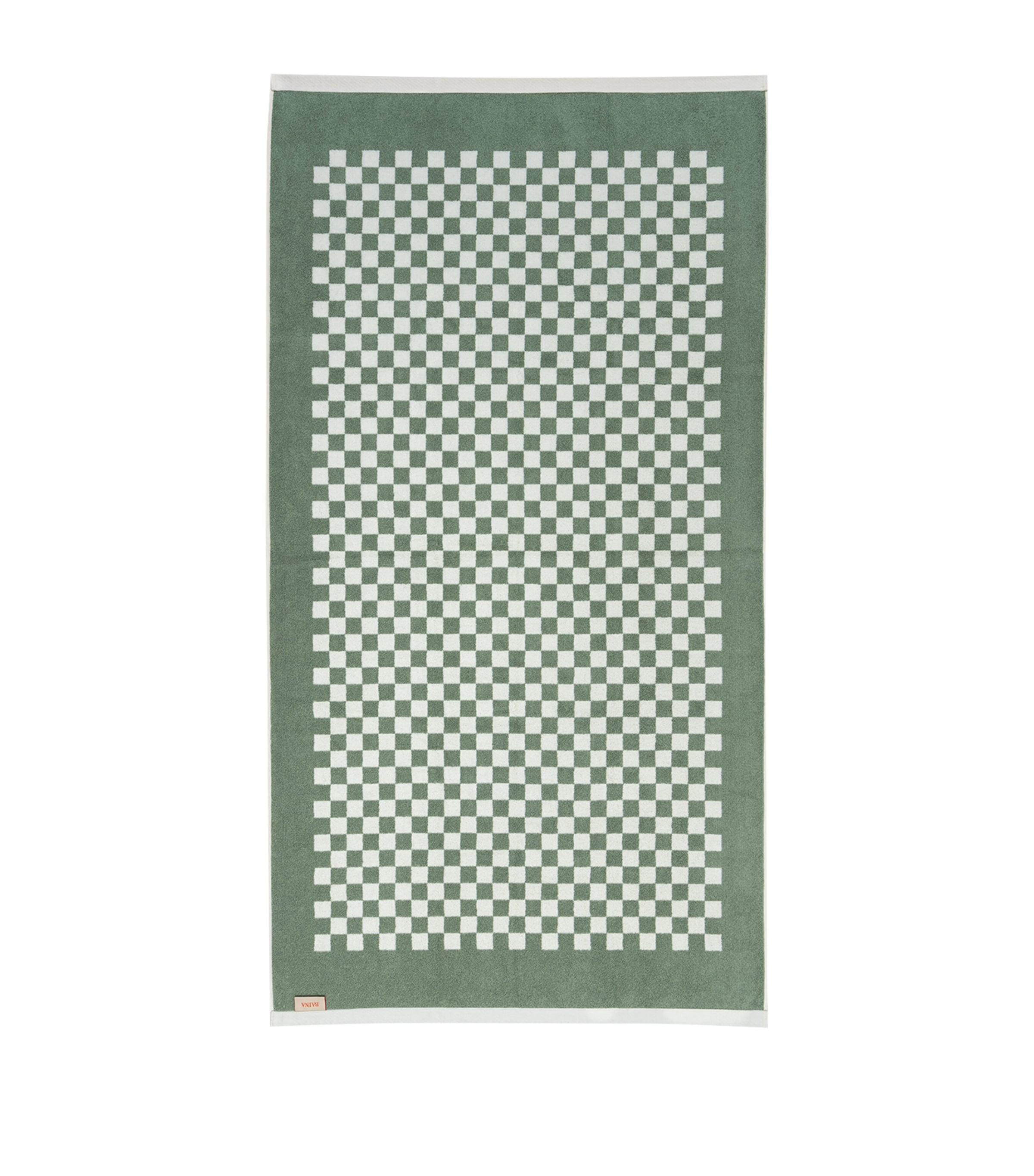 BAINA Check Roman Beach Towel 90cm x 170cm - British product
