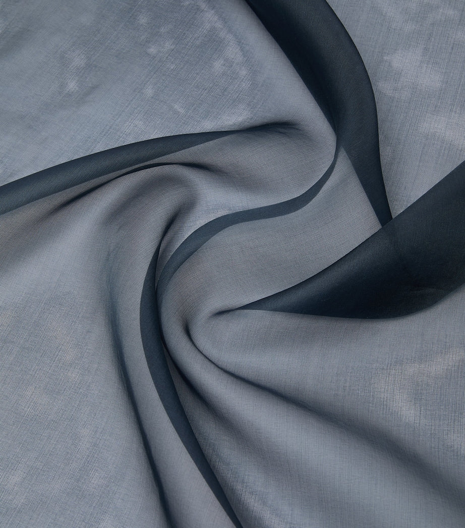 Max Mara silk scarf with neutral hue, UK version