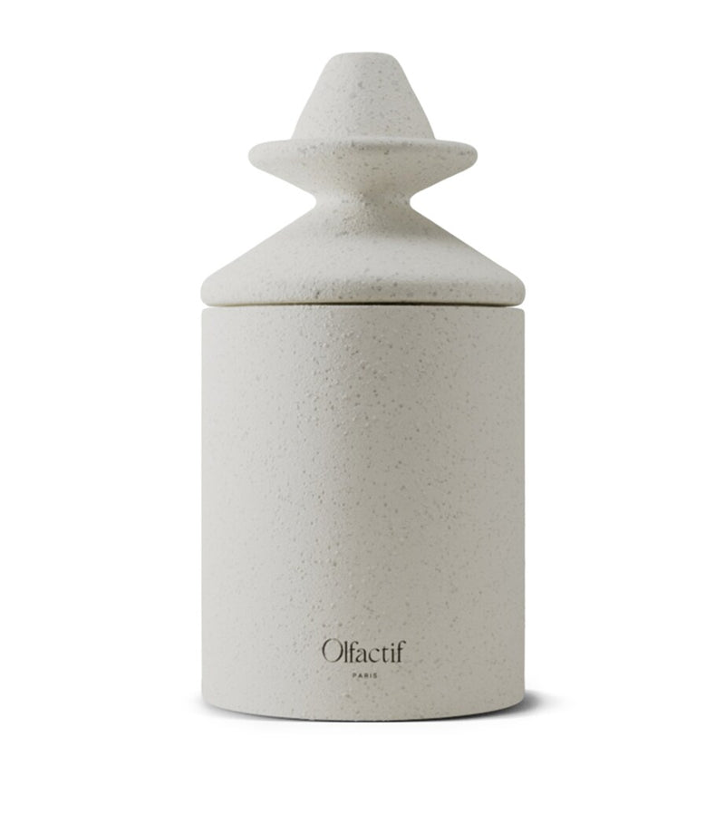 Olfactif Aries Waxed Wood candle 240g, imported from the UK