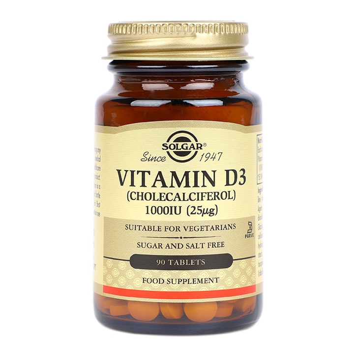 Solgar Vitamin D3 1000IU 90 Tablets Vitamin D Holland&Barrett   