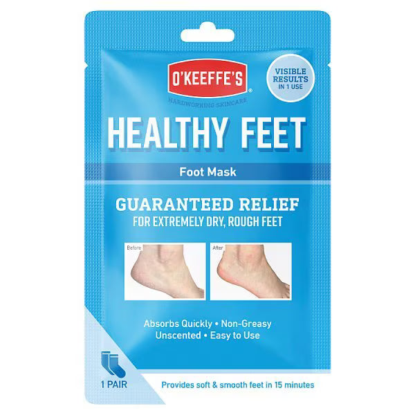 O'keeffe's Healthy Feet Foot Mask 1 Pair, imported from the UK