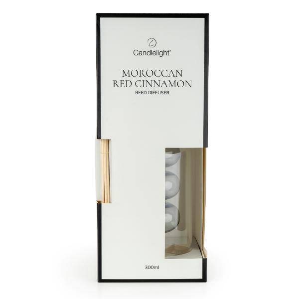 Candlelight Moroccan Red Cinnamon reed diffuser 300ml, imported from the UK