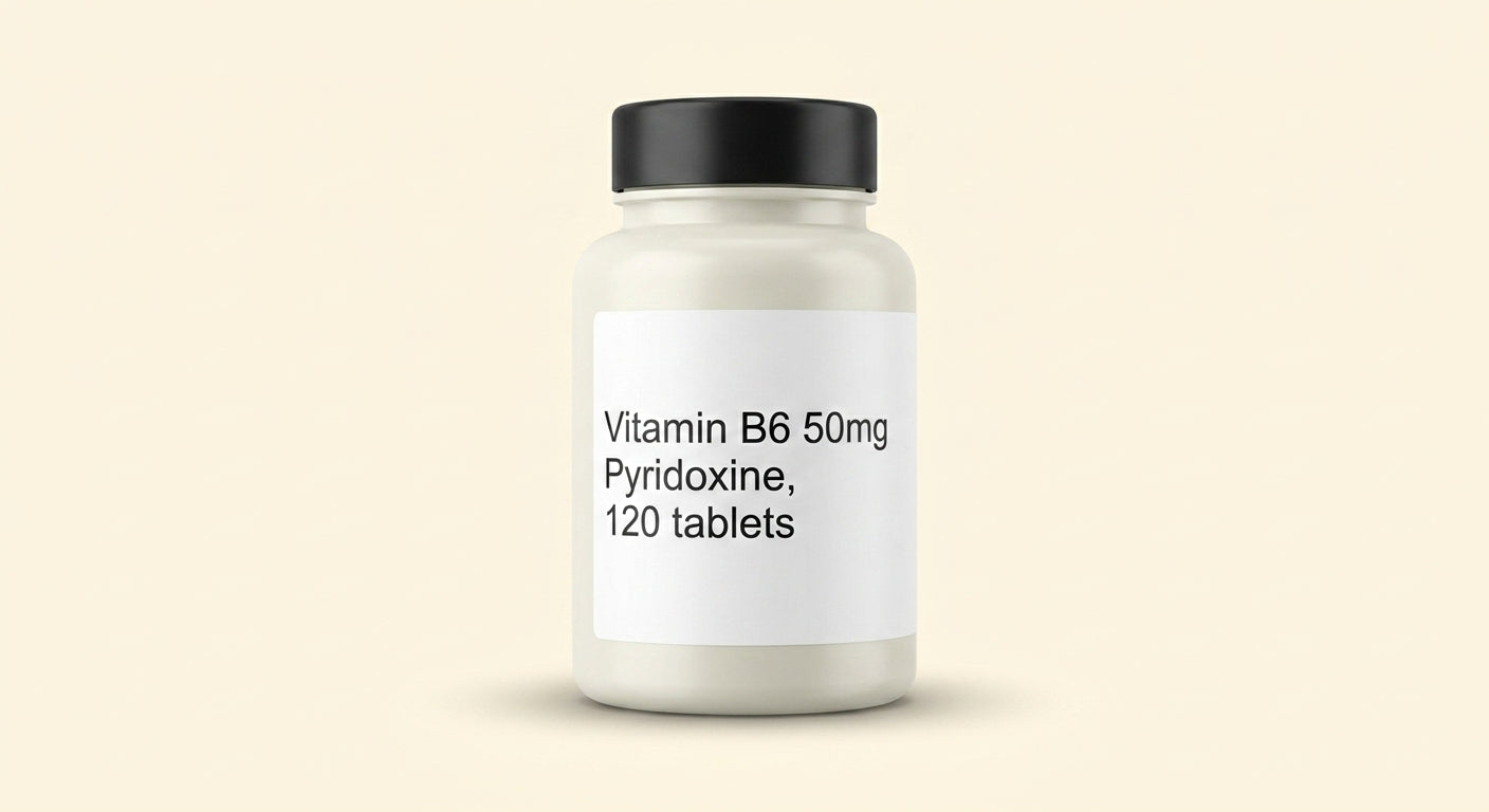 Holland & Barrett High Strength Vitamin B6 + Pyridoxine 100mg 120 Tablets
