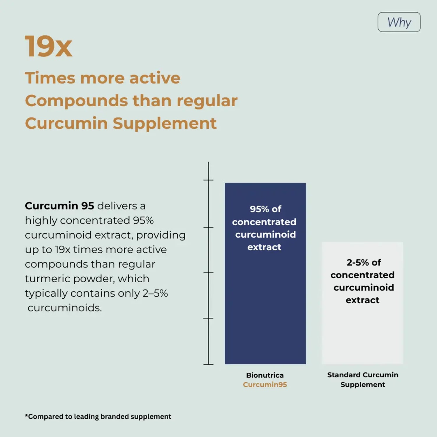 Bionutrica Curcumin 95 supplement 60 capsules, imported from the UK