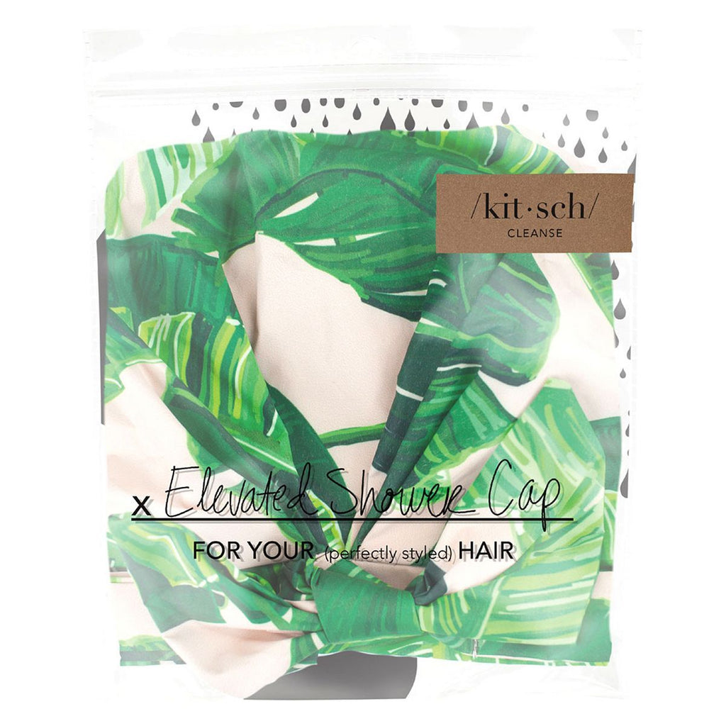 Kitsch Luxe Shower Cap - Palm Leaves