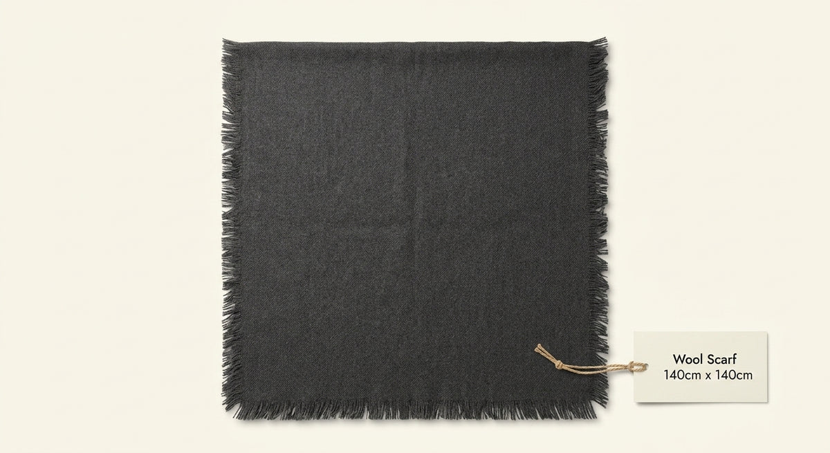 Burberry wool wide check scarf 200cm x 90cm (British brand)