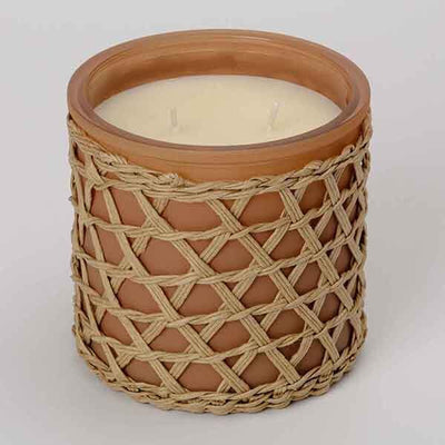 Bougie parfumée bois de cèdre et agrume French Connection dans un contenant en céramique 444 g