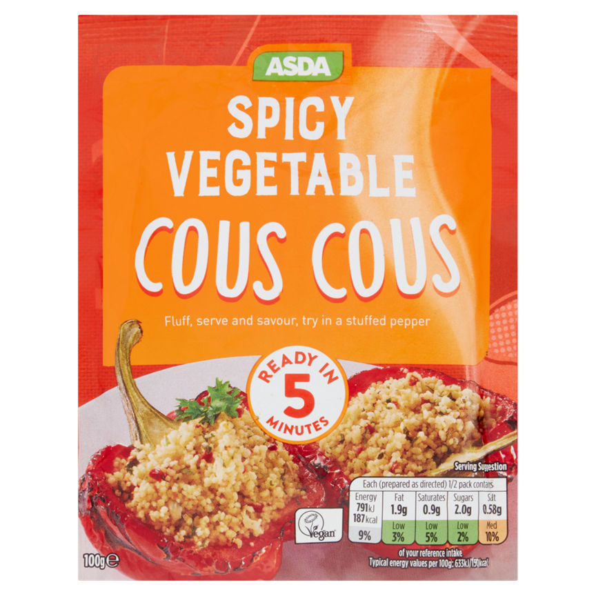 ASDA Spicy Vegetable Cous Cous GOODS ASDA   