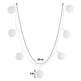 Argos Home white ball string lights 2m - British product