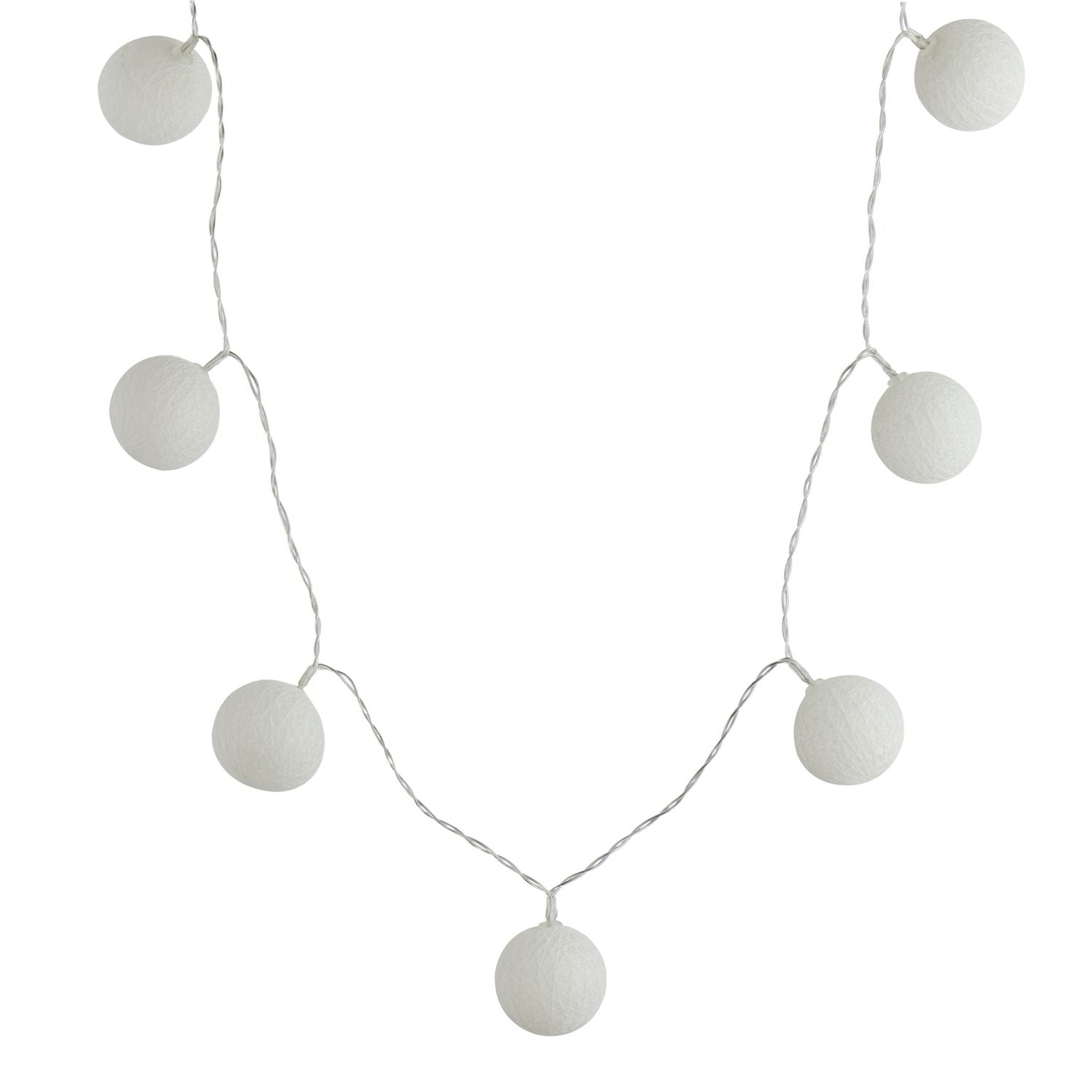 Argos Home white ball string lights 2m - British product